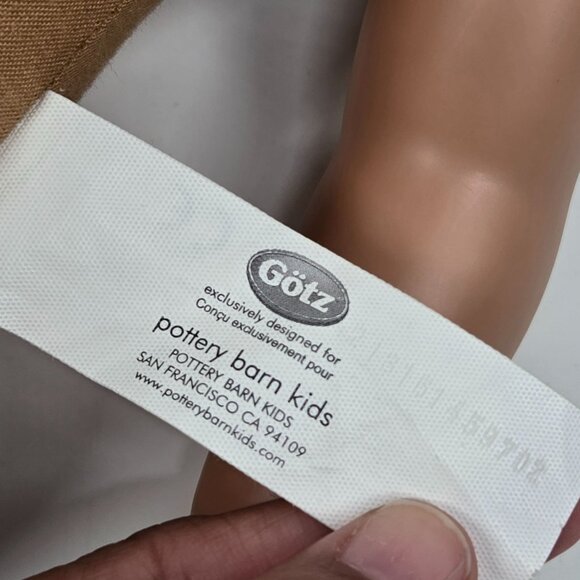 Pottery Barn Kids by Gotz Blond Doll with Bangs & Blue Eyes Nude 18" - Picture 7 of 10